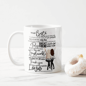 Gift for My Bestie, Dude, Couple, BFF, Great Friend is Hard to Find, Personalize Hair Colour Mug - RazKen Gifts Shop