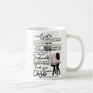 Gift for My Bestie, Dude, Couple, BFF, Great Friend is Hard to Find, Personalize Hair Colour Mug - RazKen Gifts Shop