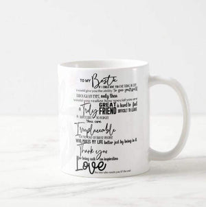 Gift for My Bestie, Dude, Couple, BFF, Great Friend is Hard to Find, Personalize Hair Colour Mug - RazKen Gifts Shop