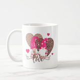 Love Gnomes, Pink Design, Christmas Gift, Gift for Wife, Mom, Grandma, Friend Coffee Mug - RazKen Gifts Shop