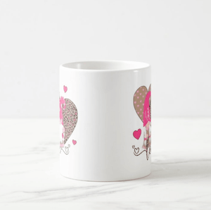 Love Gnomes, Pink Design, Christmas Gift, Gift for Wife, Mom, Grandma, Friend Coffee Mug - RazKen Gifts Shop