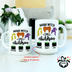 Mama Witch Custom Names, Sanderson Sisters, Hocus Pocus Mug - RazKen Gifts Shop