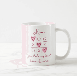 Mom You Stole My Heart, Custom Name, Gift for Mom, Mothers Day Gift from Son, Daughter, Mug - RazKen Gifts Shop