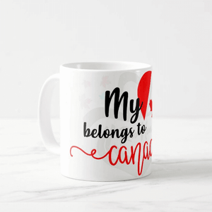 My heart belongs to Canada gift Canada Day July 1st Coffee Mug - RazKen Gifts Shop