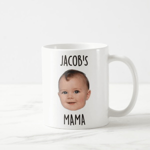 Personalized Baby Face Photo Text Gift Mug, Gift For Mom or Dad, Fathers, Mothers Day Gift Mug - RazKen Gifts Shop