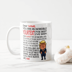 Personalized Gift Funny Trump Great Dad, Mom, Husband, Friend, Wife, Sister, Boss Mug - RazKen Gifts Shop