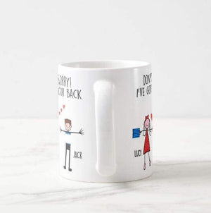 Personalized Names I've Got Your Back Funny Couple Mug - RazKen Gifts Shop