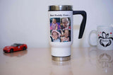 Personalized Photo Text Your Own Design 17oz Travel Mug - RazKen Gifts Shop