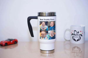 Personalized Photo Text Your Own Design 17oz Travel Mug - RazKen Gifts Shop