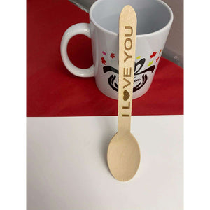 Personalized Wooden Engraved Tableware Spoon - RazKen Gifts Shop