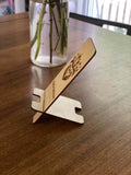 Personalized Natural Wooden Phone Stand - RazKen Gifts Shop