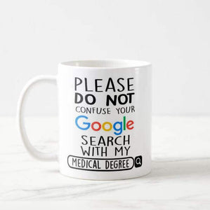 Personalized Please Do Not Confuse Your Google Search With My "Own words" Mug - RazKen Gifts Shop