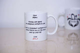 Funny Mug Father's day Gifts - You For Being, Punch In The Face Gift for Father-in-law Mug - RazKen Gifts Shop