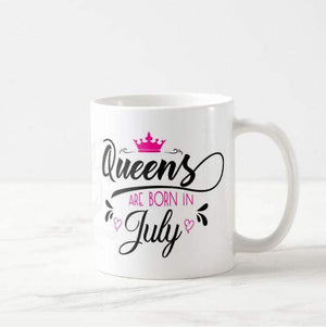 Queens are born in ... Every 12 months, Birthday Gift, Daughter, Mother, Friend, Queen, Wife Mug - RazKen Gifts Shop