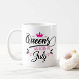 Queens are born in ... Every 12 months, Birthday Gift, Daughter, Mother, Friend, Queen, Wife Mug - RazKen Gifts Shop