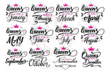 Queens are born in ... Every 12 months, Birthday Gift, Daughter, Mother, Friend, Queen, Wife Mug - RazKen Gifts Shop