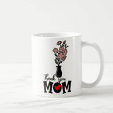 Mother's Day Thank you Mom Flower Bouquet Mug, Gift for Mother, Mom, Mum, Thank You Mug - RazKen Gifts Shop