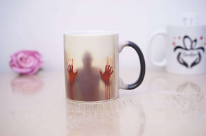 The Walking Dead Zombie Colour Changing Heat Sensitive Mug, Surprise Gift, Scary Mug - RazKen Gifts Shop