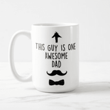 This Guy is One Awesome Dad, Custom Word, Coffee Mug - RazKen Gifts Shop