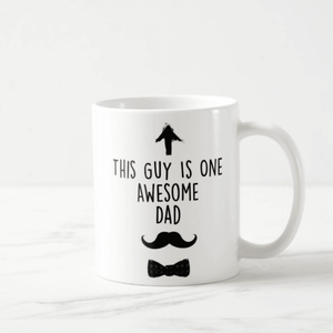 This Guy is One Awesome Dad, Custom Word, Coffee Mug - RazKen Gifts Shop