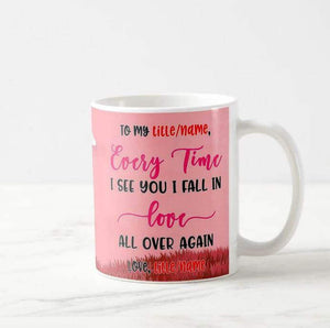 Personalized Names Couple Under Valentine Tree Phrase Fall In Love, Wife Husband BB GF Mug - RazKen Gifts Shop