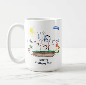 Your Child Drawing of Loved Ones Coffee Mug - RazKen Gifts Shop